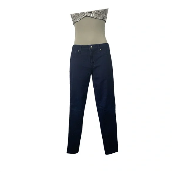 EVERMORE Dark Blue Slime Women’s boot cut Jeans - Picture 4 of 12